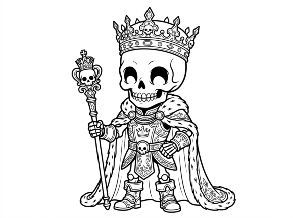 Download King Skeleton - Premium Resources