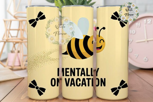 Download Mentally on Vacation Tumbler Wrap - Vacation tumbler Collection
