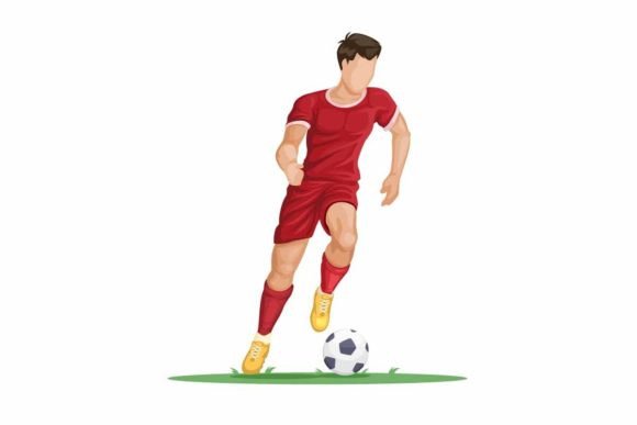 Download Soccer Player Dribbling Action Pose - Action pose Collection